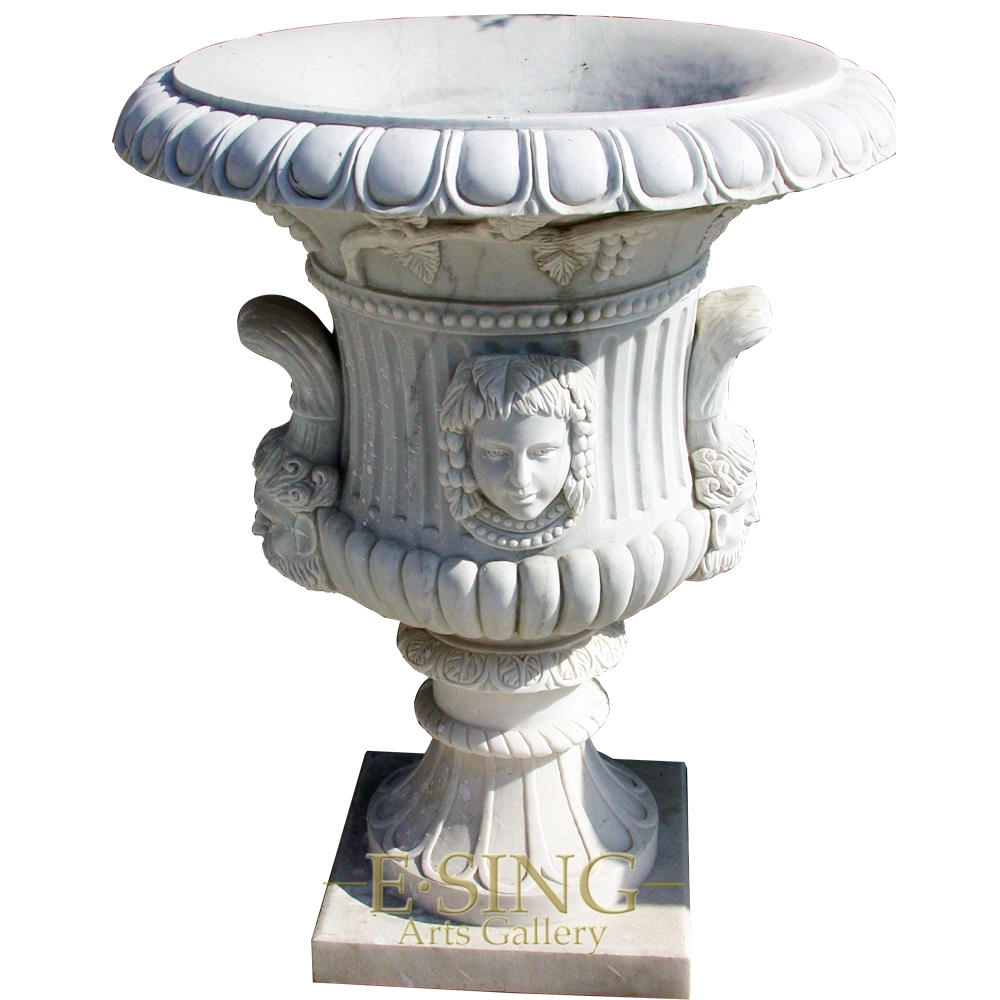 Top Sale Guaranteed Quality Custom Stone Pattern Marble Flowerpot