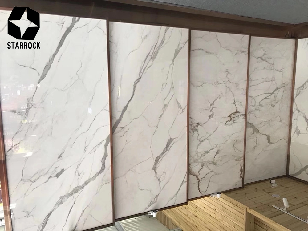 Wholesale Price Polished Italian Calaeatta White Marble with Gray Veins Marble Tile