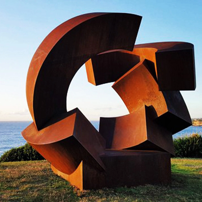 Customize Corten Steel Sculpture Outdoor Metal Unique Products Craft