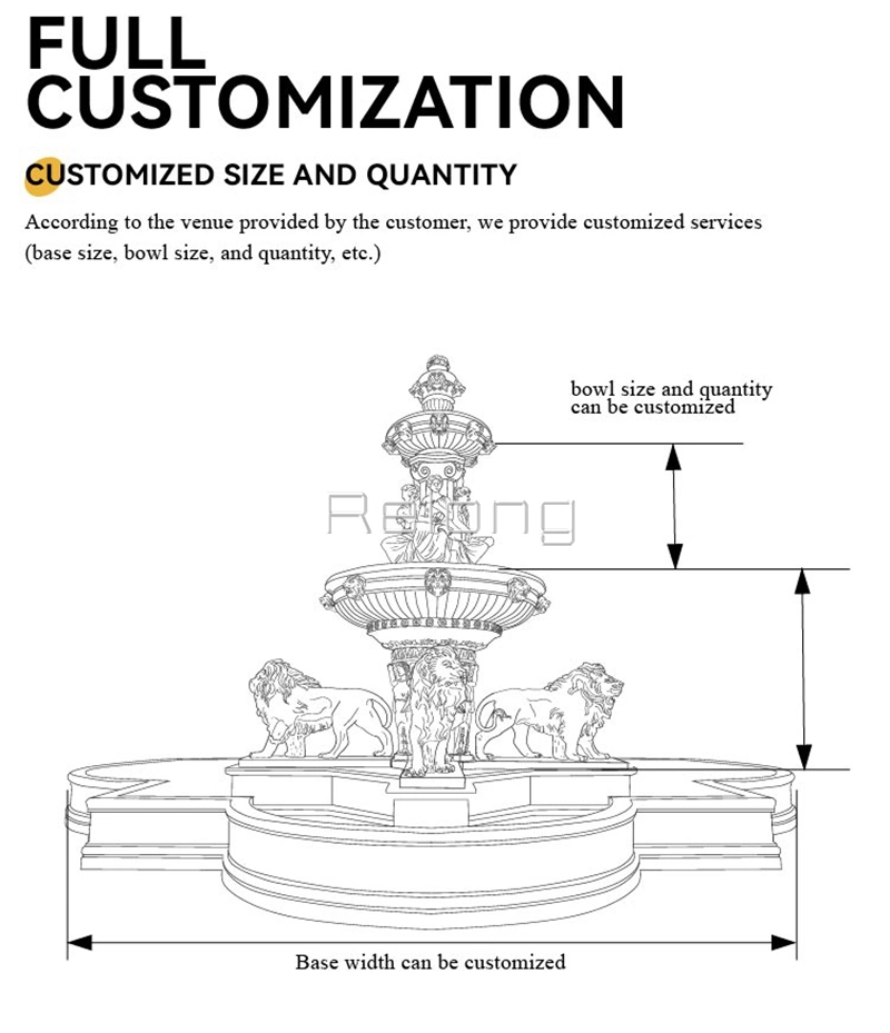 Classic Hand Carved High Quality Natural White Marble Garden Horse Water Fountain Outdoor Decor Wholesaler