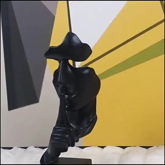 Penseur Figurine Résine Sculpture Statue Collection Artisanat Art Fabriqué À La Main pour La Décoration De Bureau