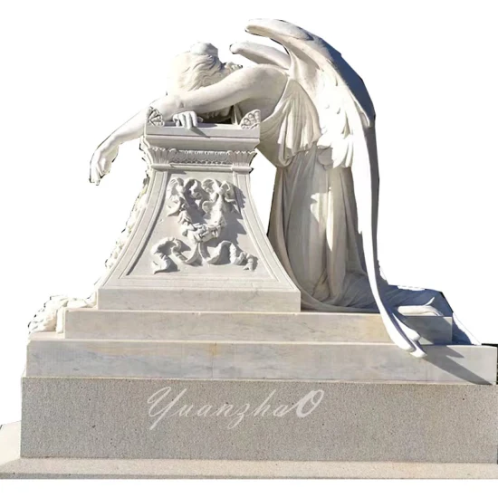Pierre tombale en marbre de cour de sépulture éternelle faite à la main solennelle
